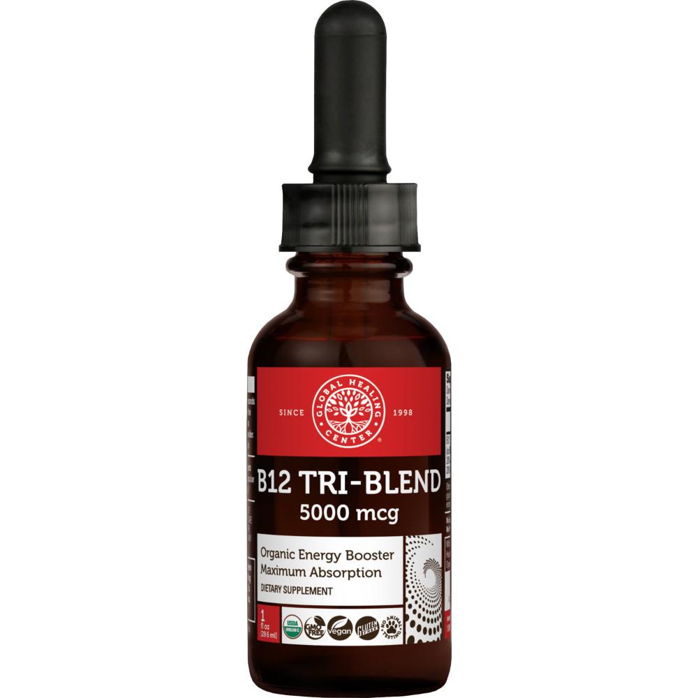 Global Healing B12 Tri-Blend 5000mcg Bottle 1oz