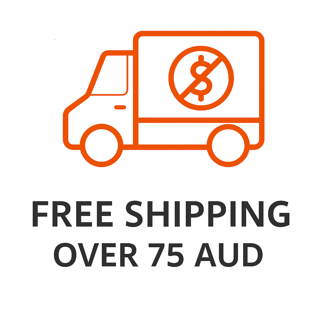 Free Shipping over 75 aud