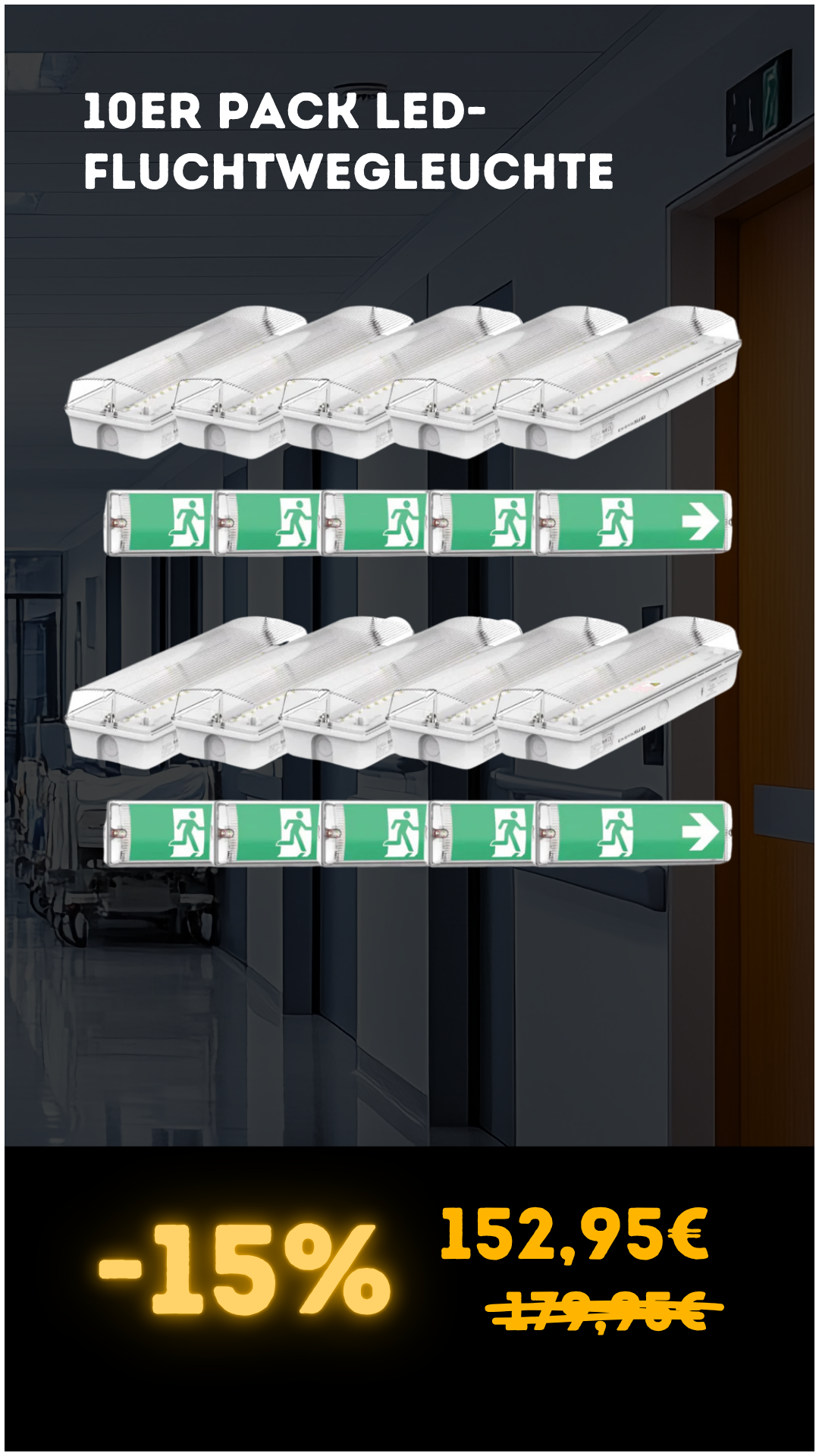 luchtwegleuchte im 10er Pack