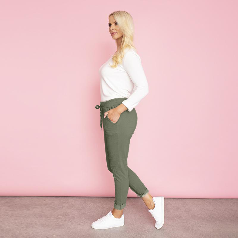 Charlie Relaxed Stretch Jogger (Khaki)