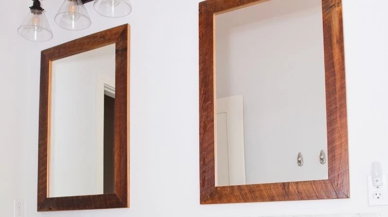 wood framed mirror gallery