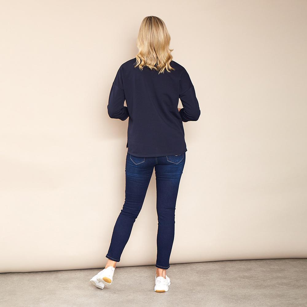 Gina Crew Neck (Navy)