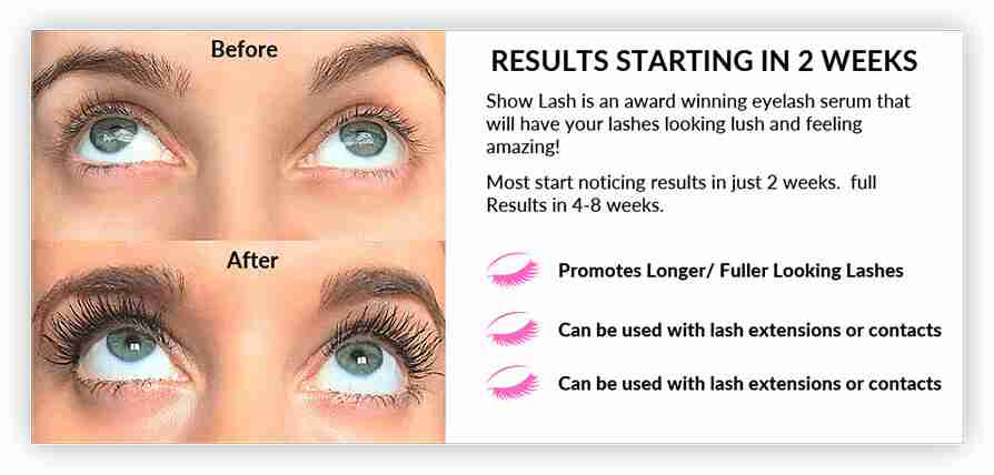 show lash, show lash eyelash serum, show lash serum, eyelash growth serum, lash growth serum, eyelash serum, LeVaye Cosmetics