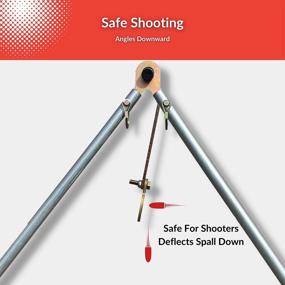 Complete steel target set