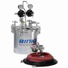 Binks 98C-357 2100 Conventional Spray Gun with 2.8 Gallon Pressure Tank