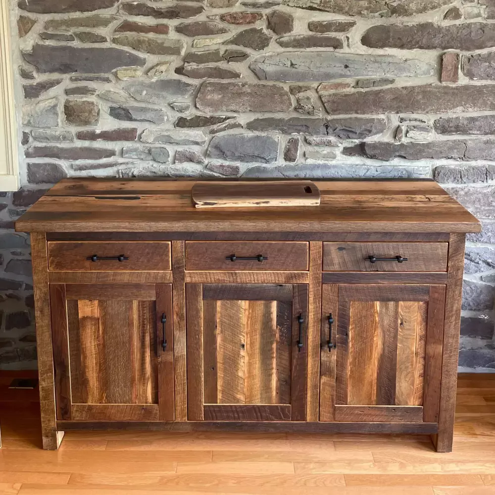 reclaimed wood buffet