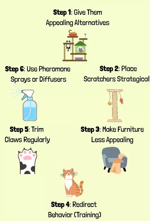 how to stop a cat from scratching furniture