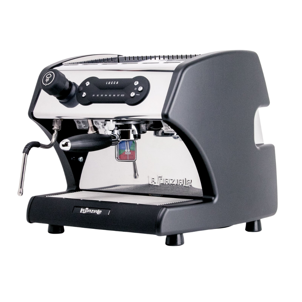 lucca a53 direct plumb espresso machine black