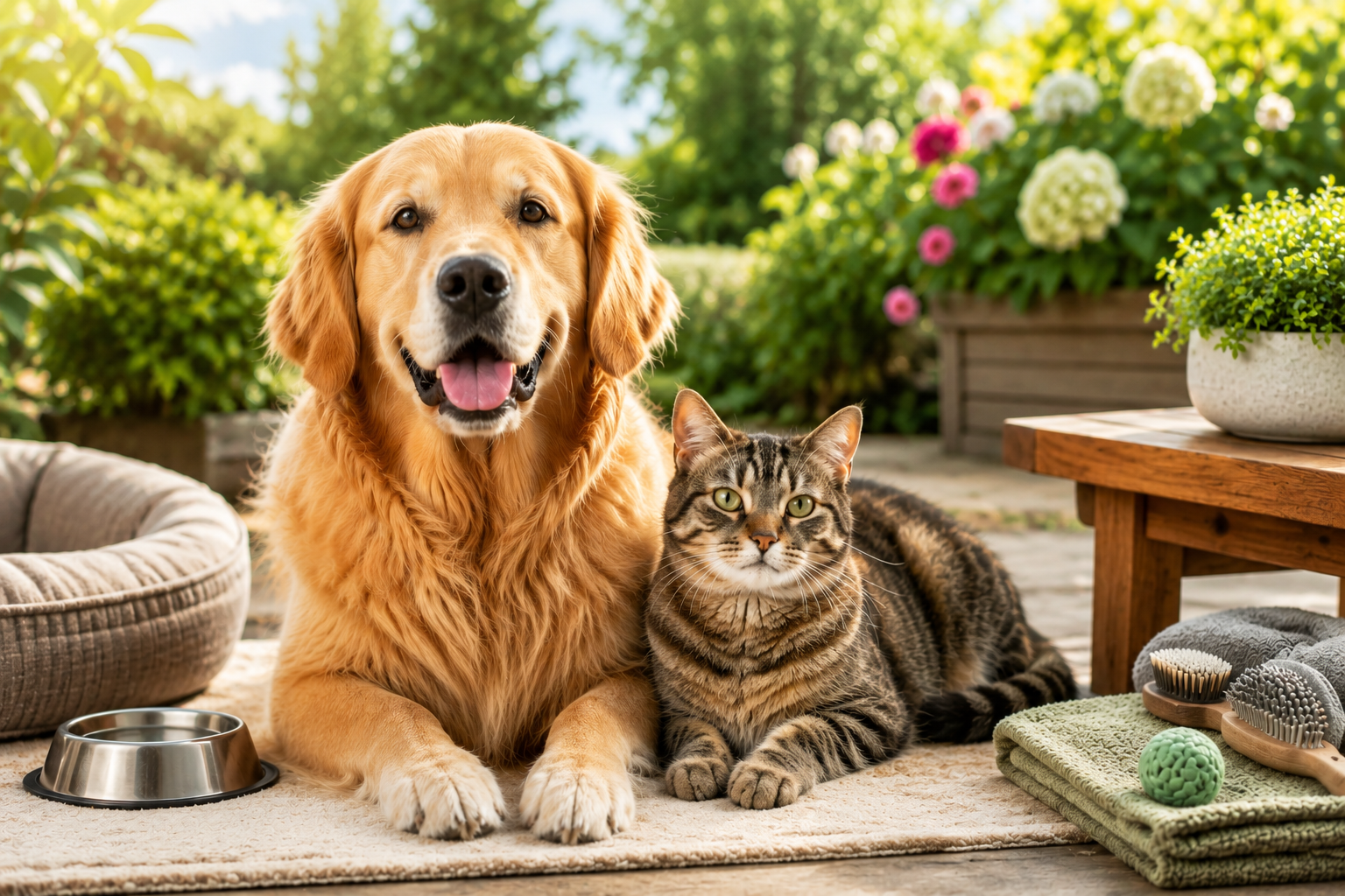 Guardian’s Choice Flea & Tick Natural Defense for Dogs and Cats featured as part of a year-round preventive pet wellness routine