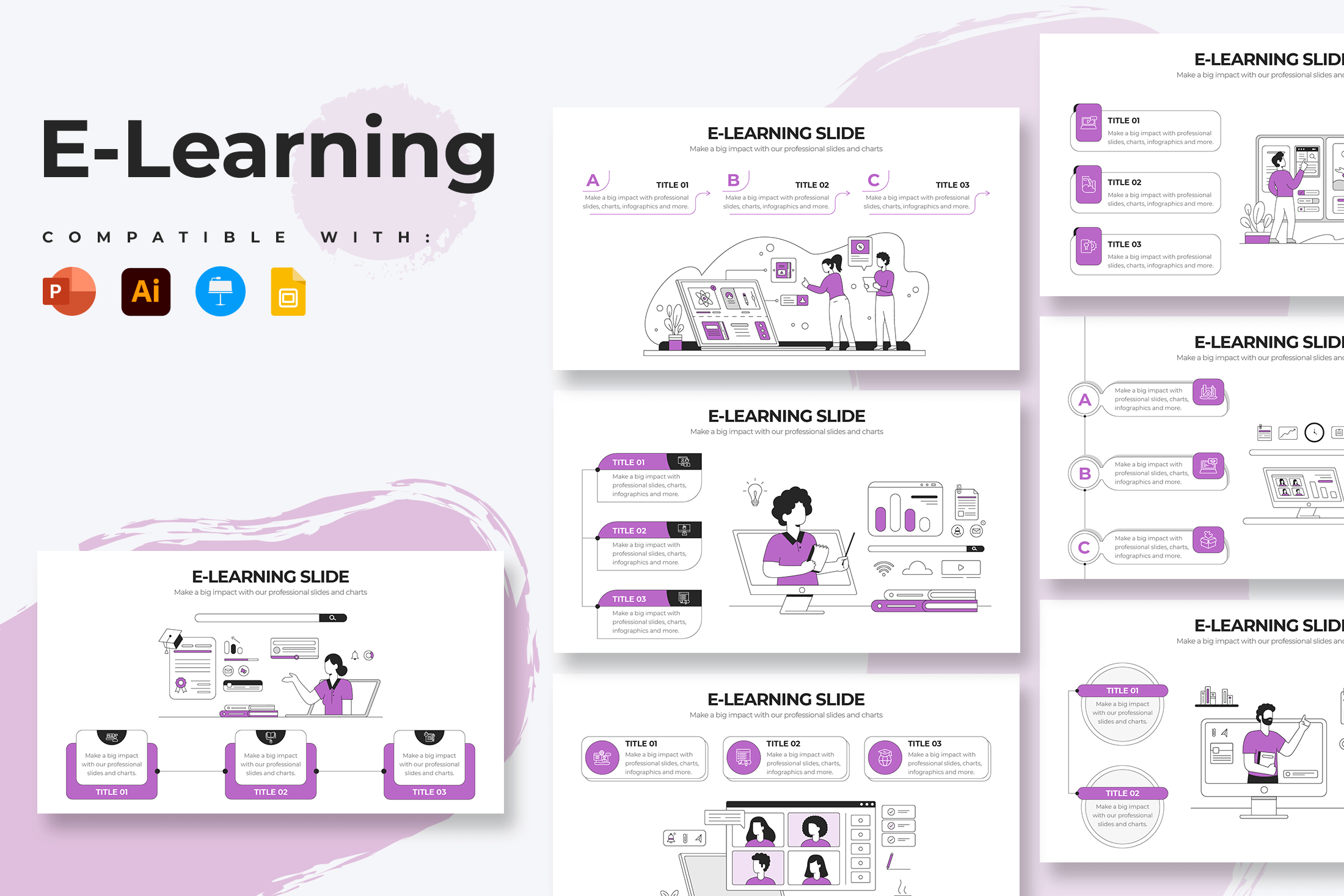 Summary PowerPoint Infographic Templates