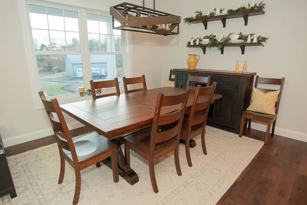 Custom Dining Table with Chairs