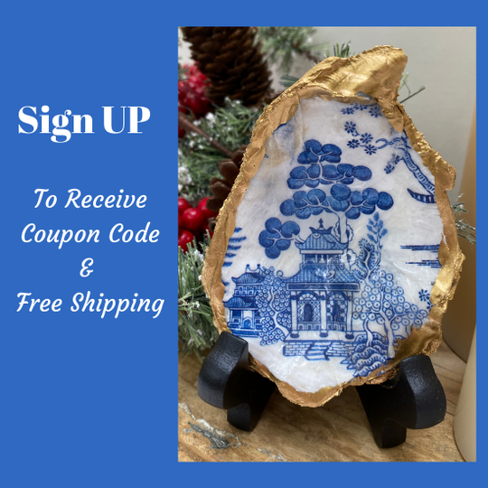 Sign up to receive coupon code