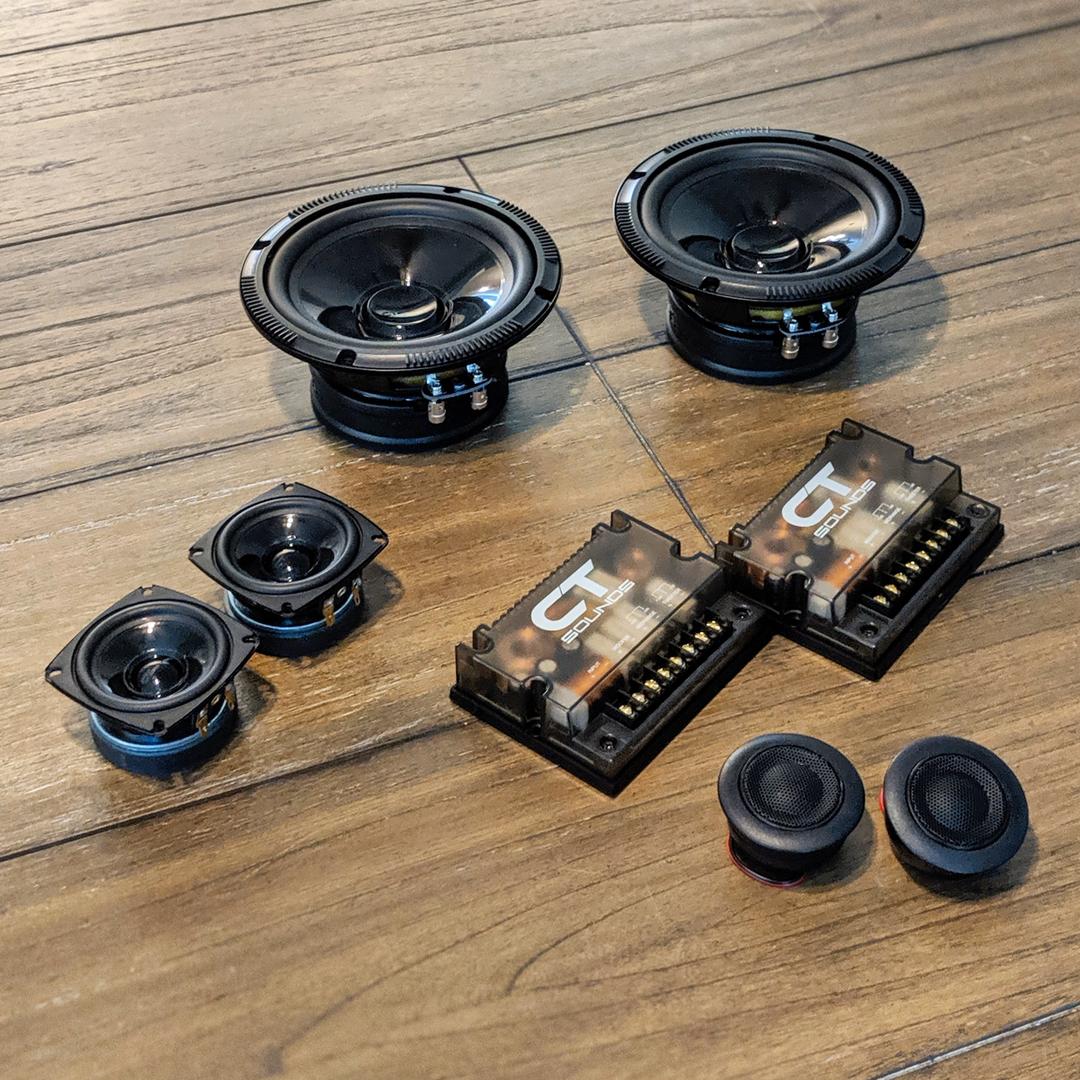 CT Sounds Strato 6.5 Inch 3-Way Car Audio Component Set
