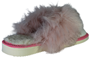 Skylar - Women fur leather slippers - Reindeer Leather