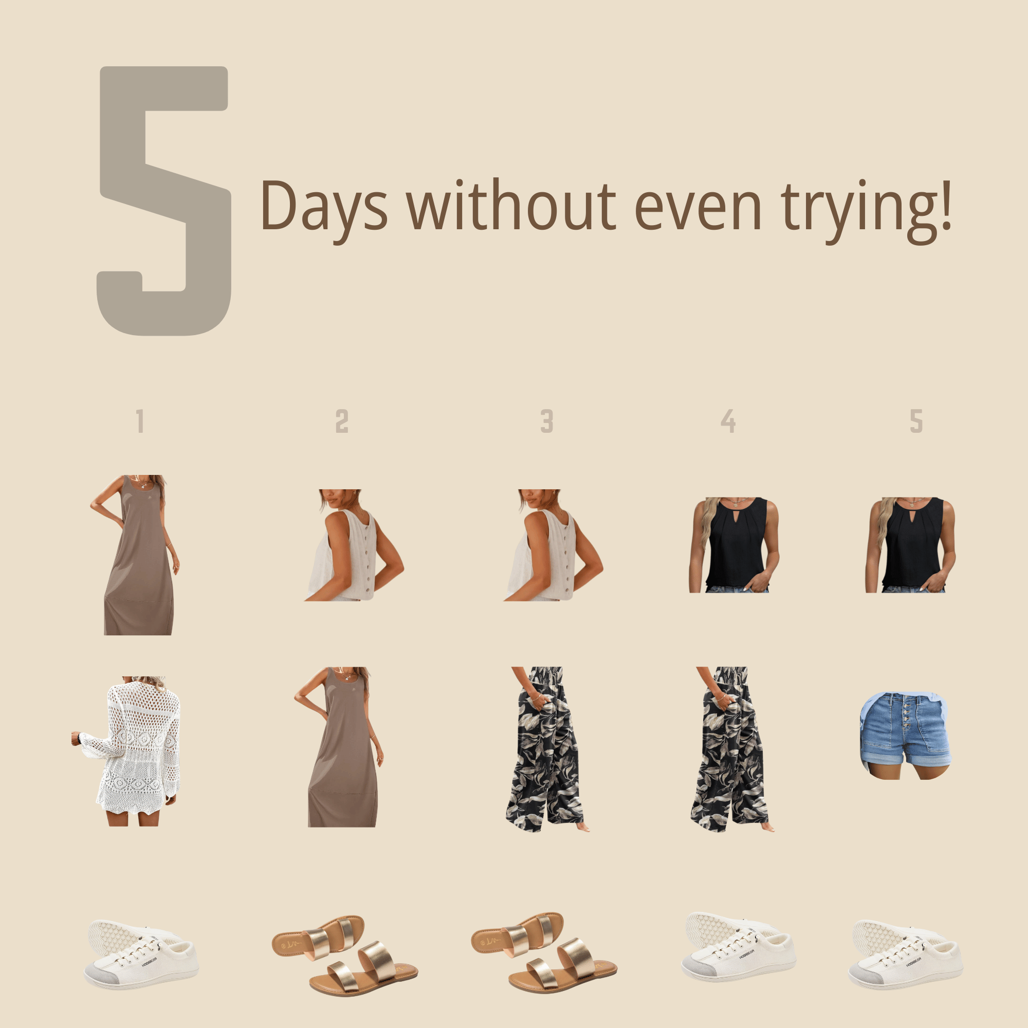 Beach and Cruise packing list