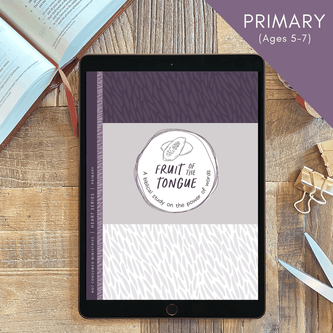 Fruit of the Tongue kids bible study for Primary Level