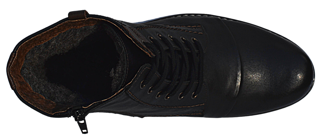 Zack - Mens casual lace up leather boots - Reindeer Leather