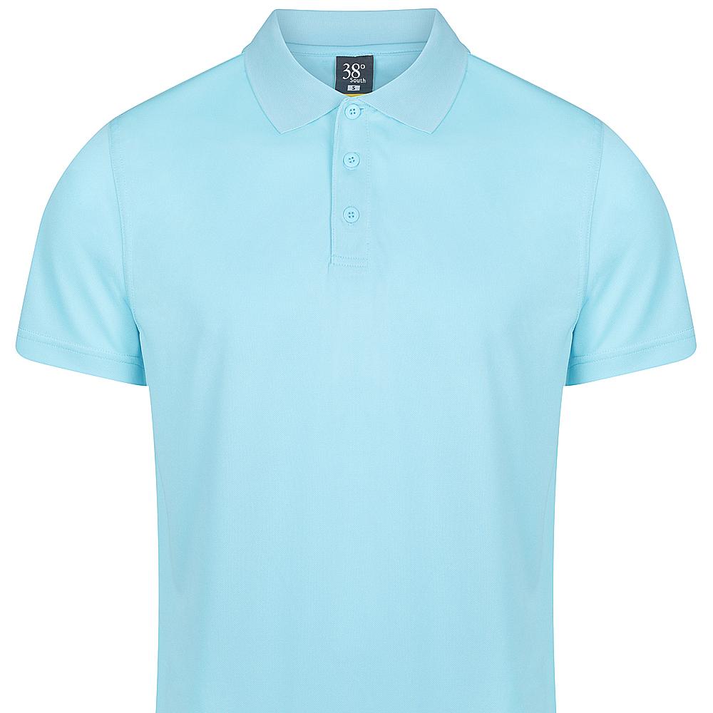38 South Polo - Mens Cooldry Light Solid