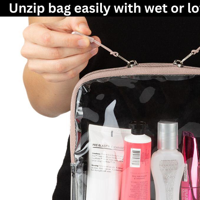 tsa approved clear toiletry bag