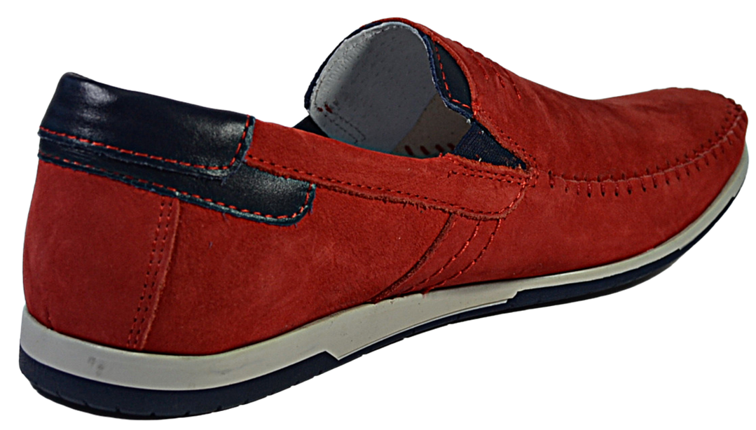 Sander - men's dress loafers suede - Reindeer Leather