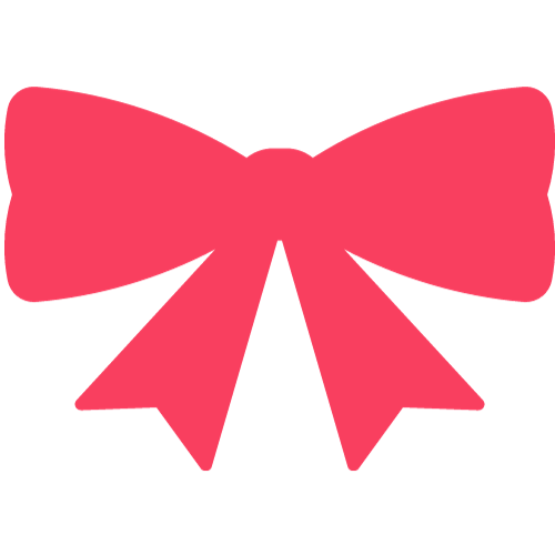 pink bow.