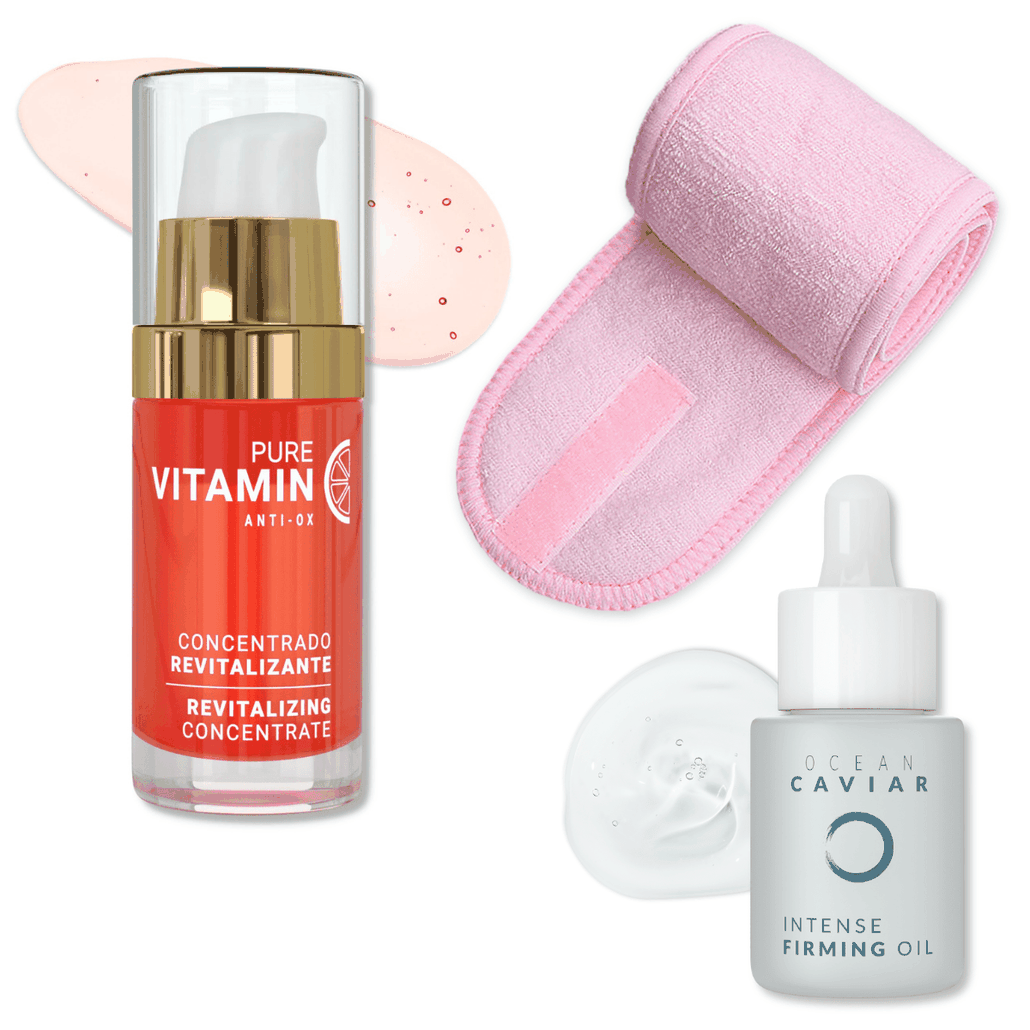 Vitamin C Serum & Caviar Firming Oil Set