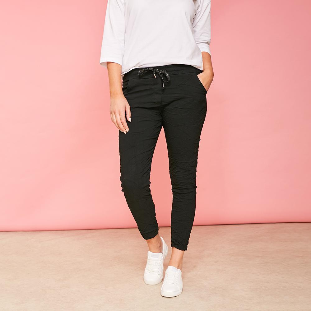 Charlie Relaxed Stretch Jogger(Black)