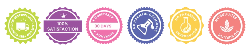 Free shipping , 30 days money back guarantee, No additives or binders, Not tested on animals