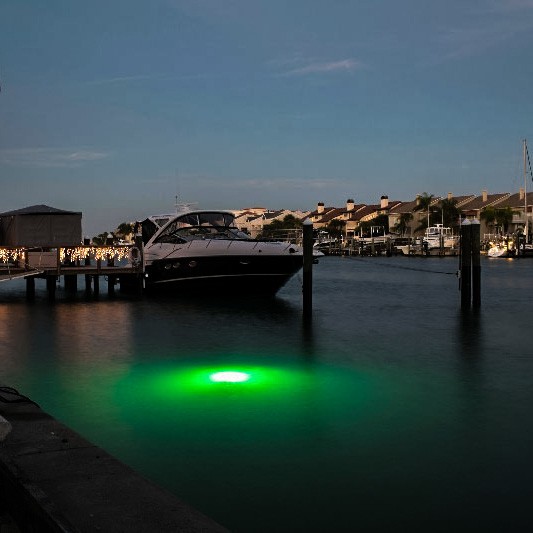 16,000 Lumen LED Dock Lights, Easy Plug-in and Toss-in