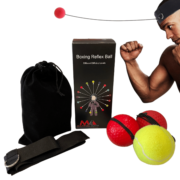  Boxing Reflex Ball Set with Adjustable Headband