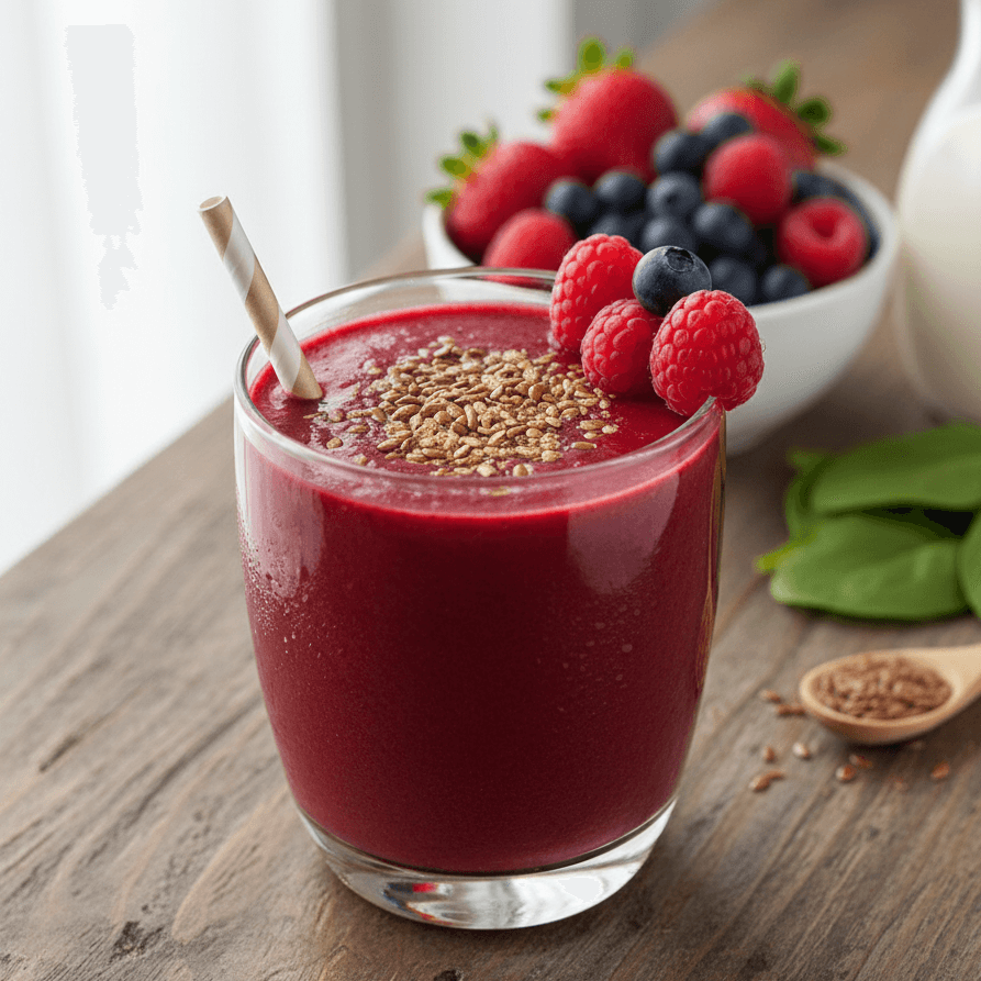 Petit-déjeuner : le smoothie boost aux fruits rouges