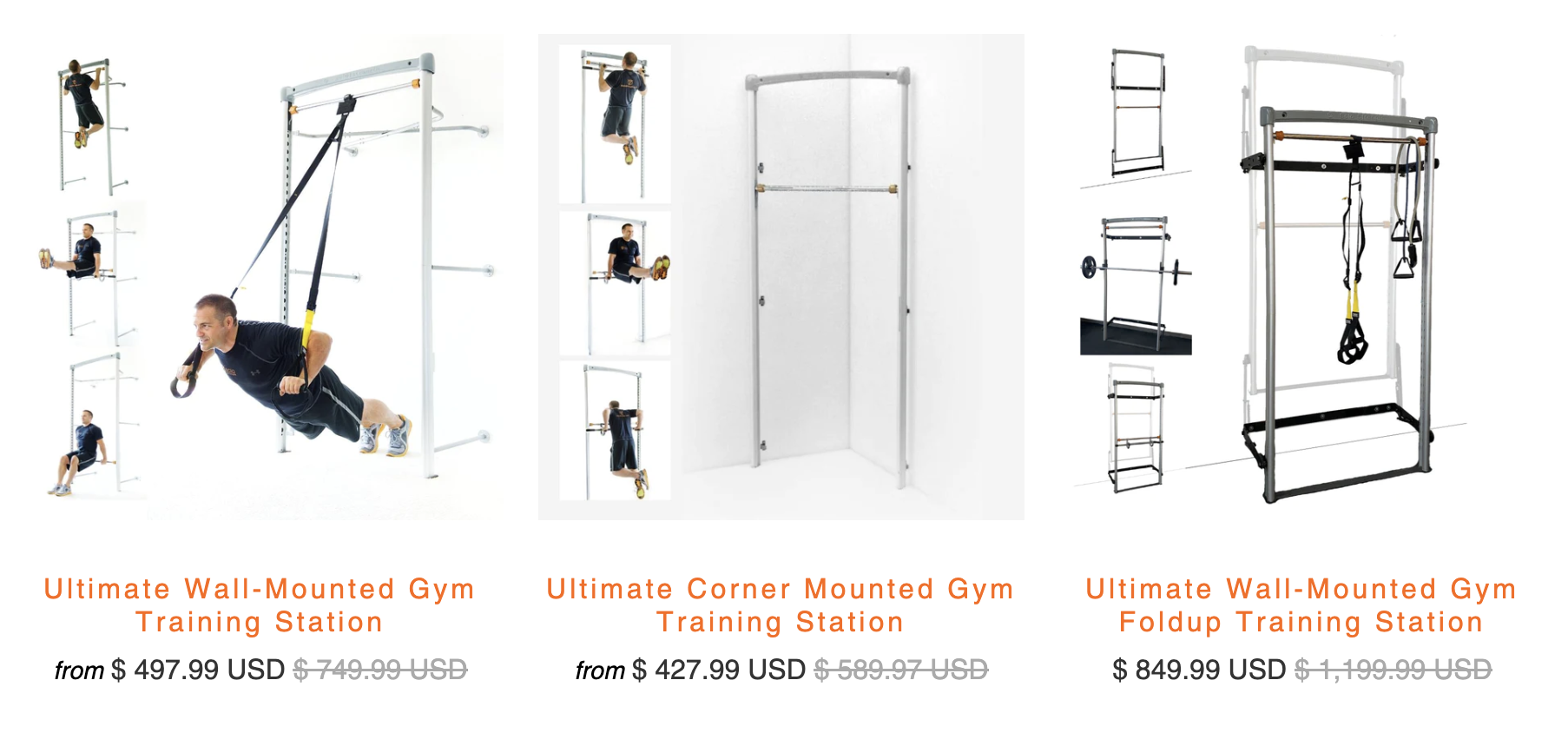Wall Mounted pull up bars and dip stations