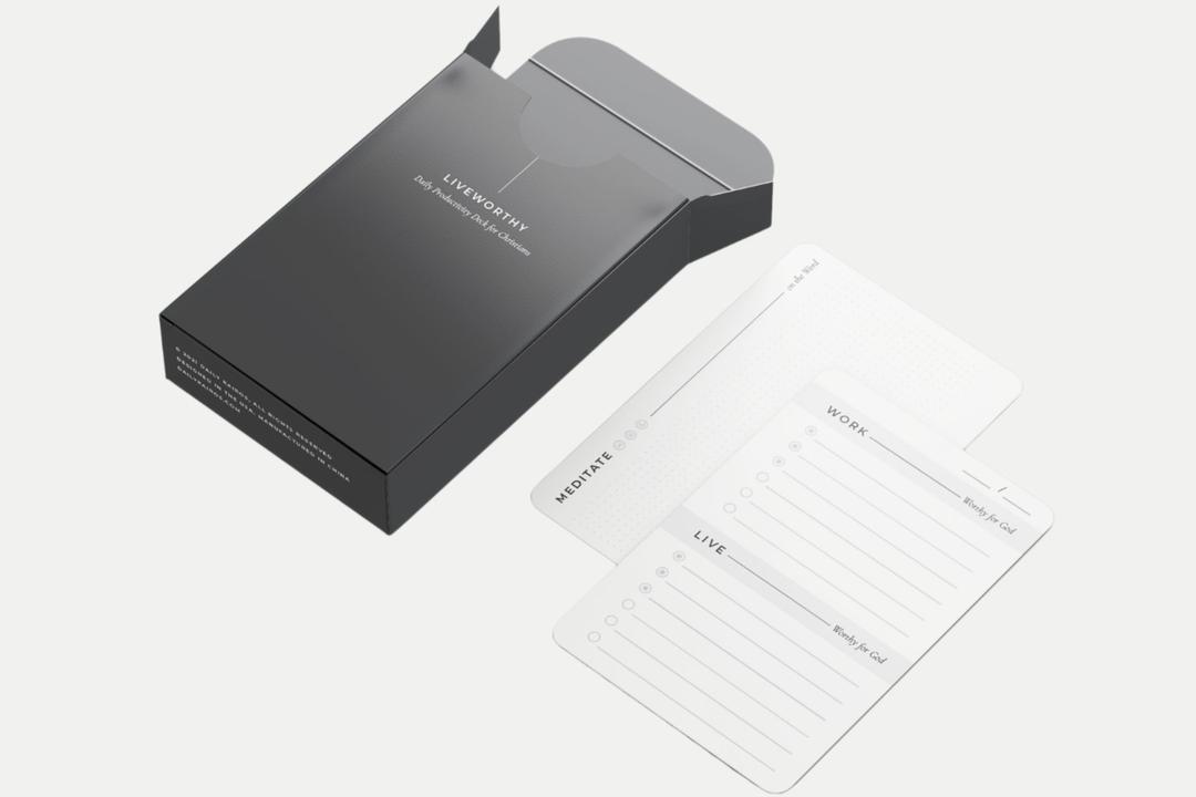 LIVEWORTHY Productivity Deck