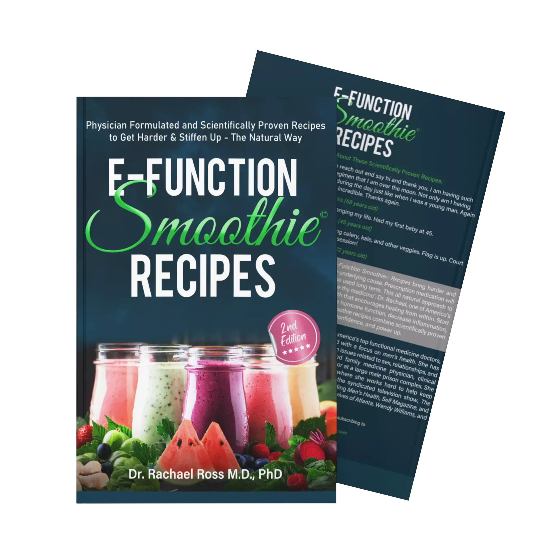 E Function Smoothie Recipe Book 2.0 Digtital Download Printed