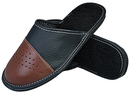 Brett - Men's closed toe leather slippers - Reindeer Leather