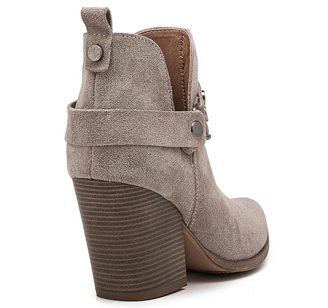 Emma - Ankle leather boots for women - Reindeer Leather