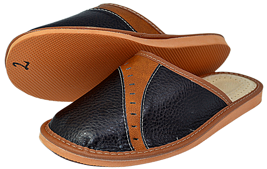 Knox | mens backless slippers - Reindeer Leather