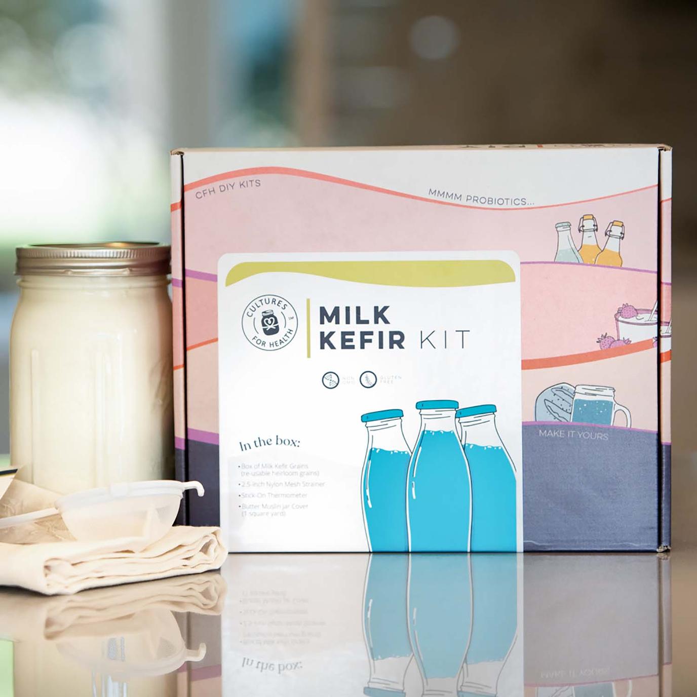 Original Milk Kefir Lebanese Starter COMPLETE SET w/ Grains - Active