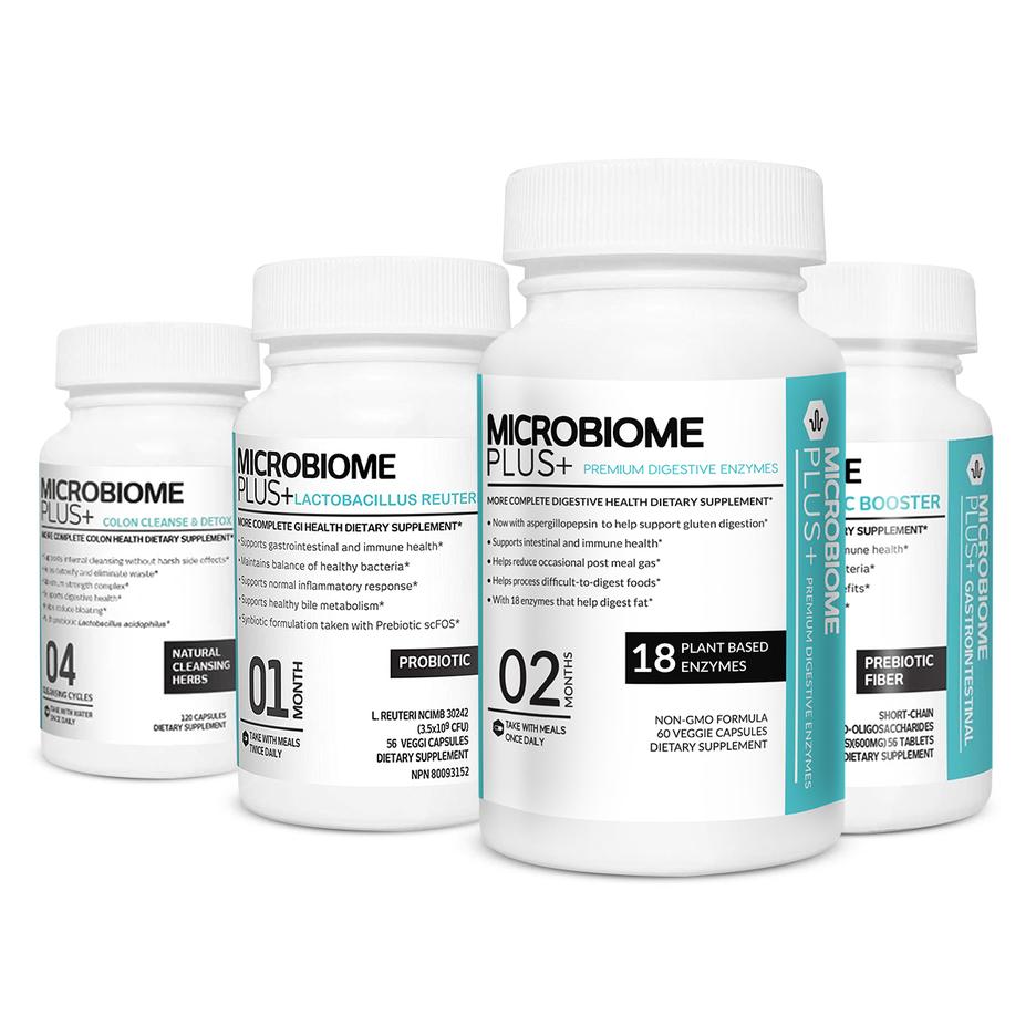Probiotics Digestive Enzymes AllinOne Pack Microbiome Plus+