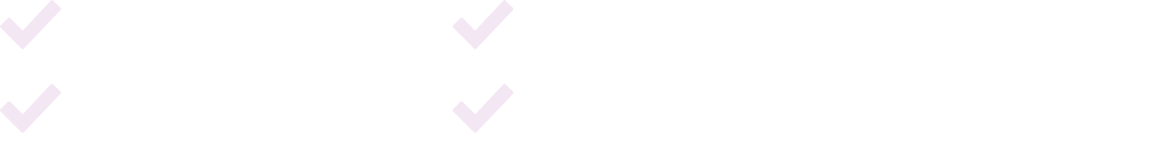 backed by science, third party tested, made in the usa, trusted by millions