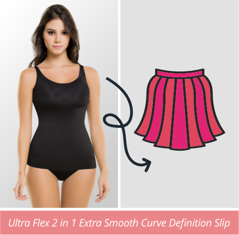 601 - Ultra Flex 2 in 1 Extra Smooth Curve Definition Slip