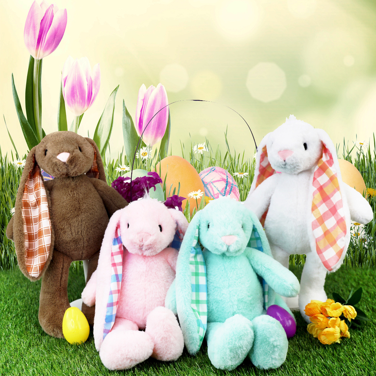 Plush Bunnies for Easter