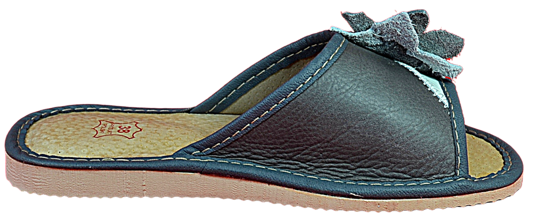 Valentina - Ladies leather slippers - Reindeer Leather