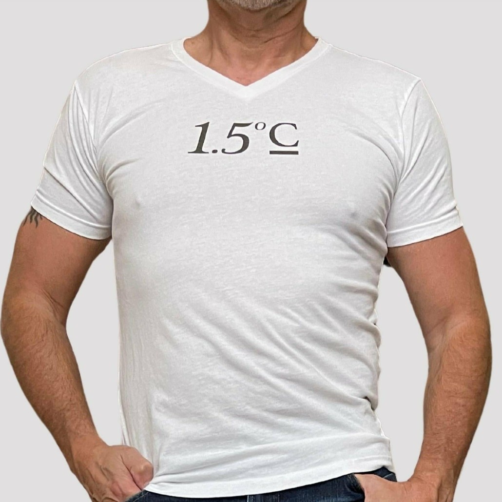 Involvd 1.5ºC Earth Focus Unisex V-Neck T-Shirt