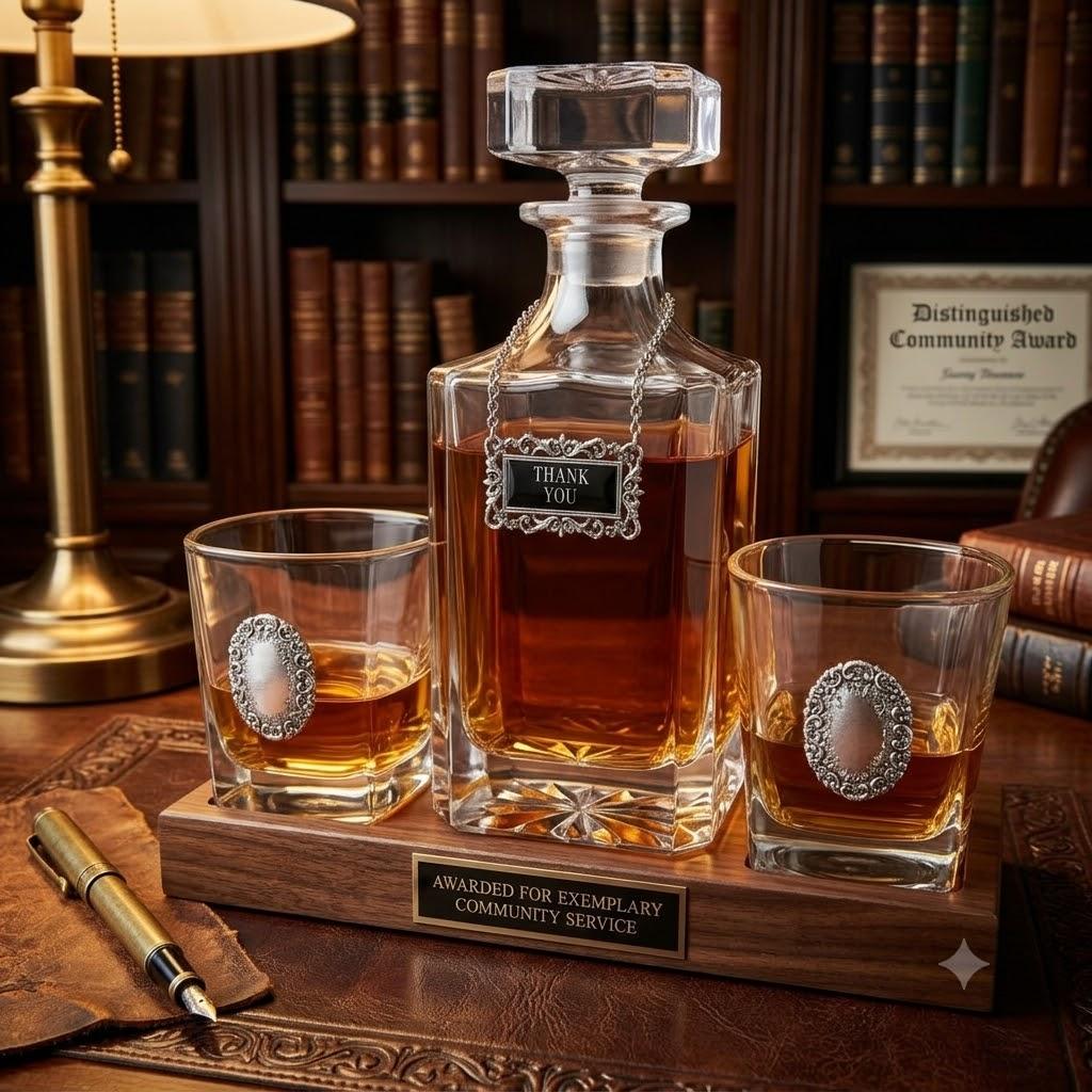 Thank you decanter set