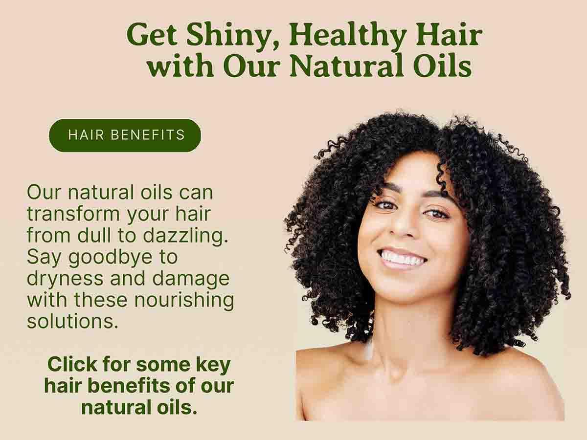 get shiny, healthy hair with our