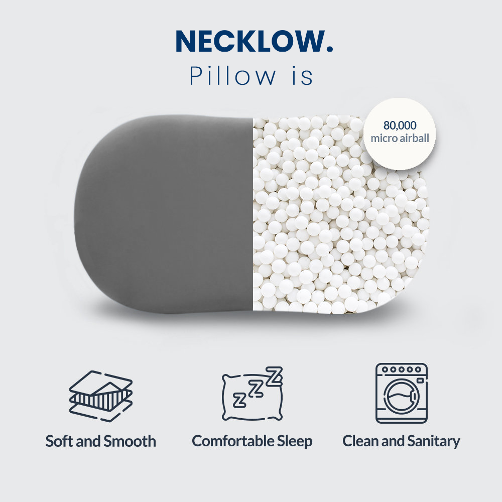 Necklow Sleep The 1 World's Best Adjustable Micro Airball Pillow Necklow Co