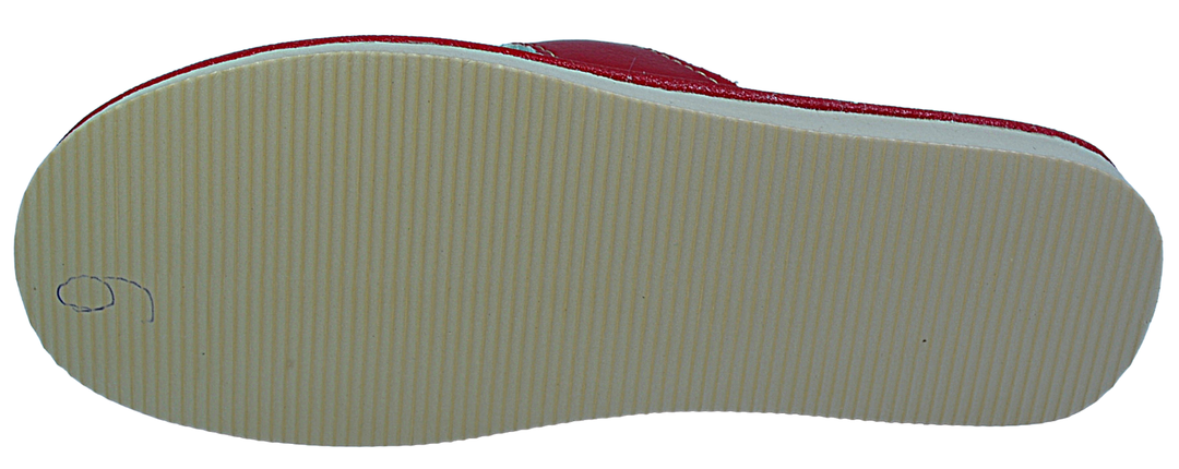 Liona - women rubber sole slippers - Reindeer Leather