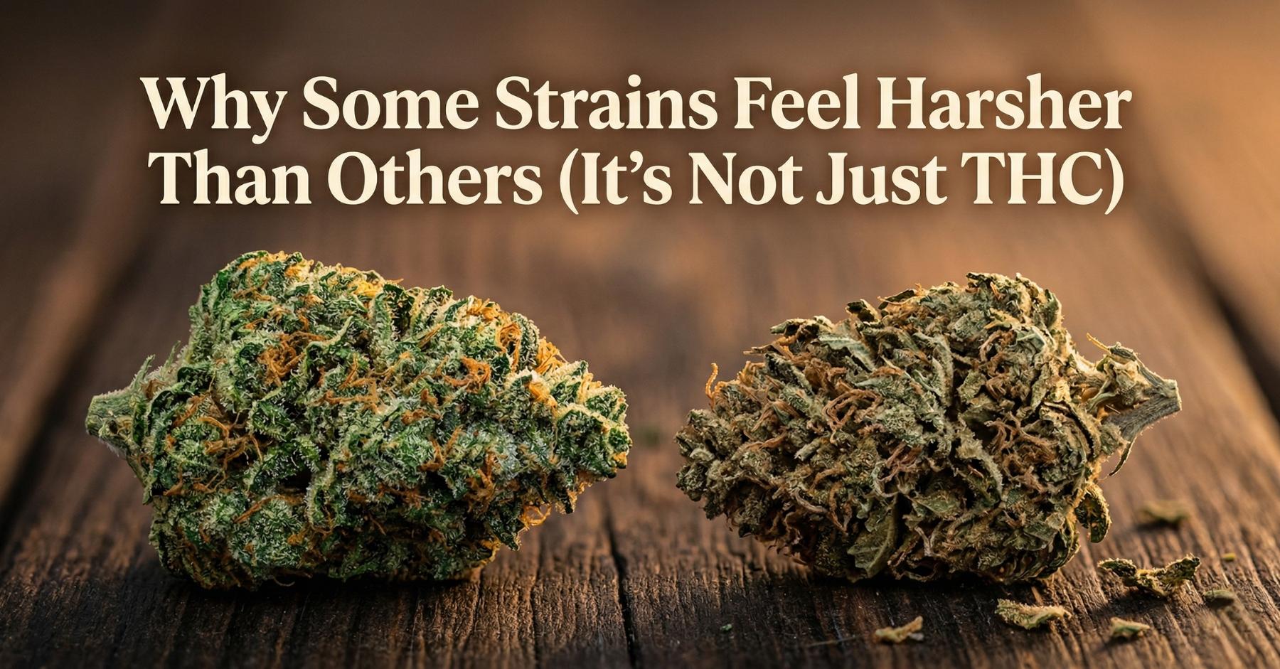 Why Some Strains Feel Harsher Than Others (It's Not Just THC)
