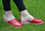 Doris - Ladies Red leather slippers - Reindeer Leather